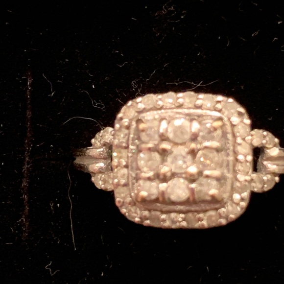 10k Solid Diamond Gold Ring